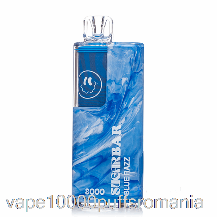 Vape Romania Sugar Bar Sb8000 0% Zero Nicotina De Unică Folosință Blue Razz